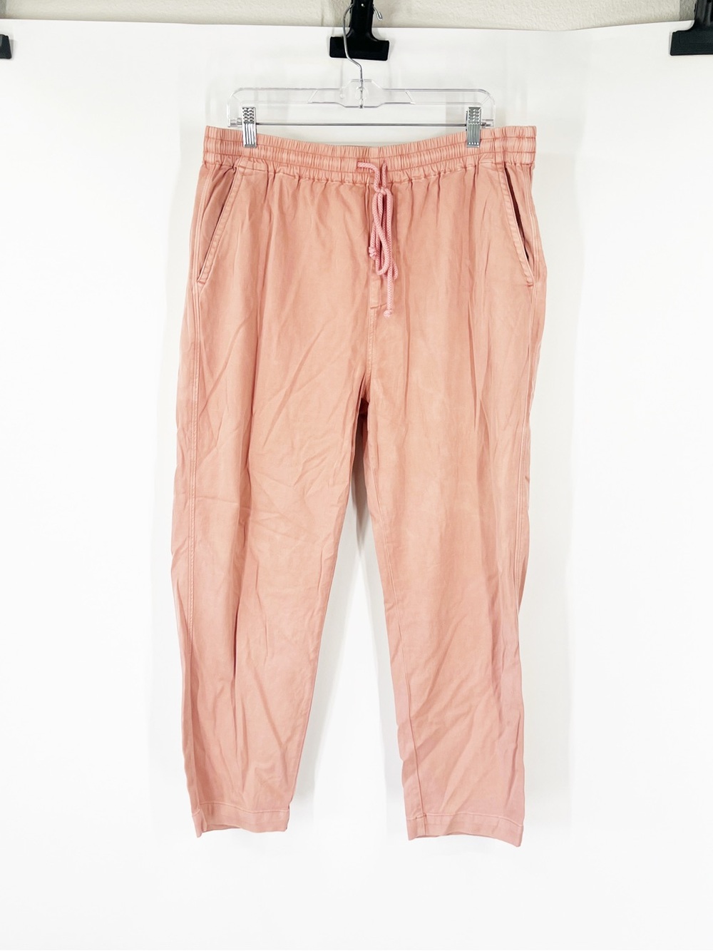 Faherty High Rise Pull-On Pants Drawstring